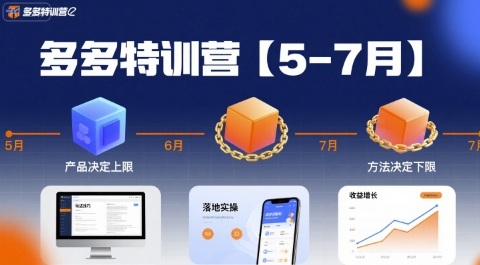 多多特训营【5-7月】产品决定上限，方法决定下限，各种玩法技巧落地实操-优优云网创