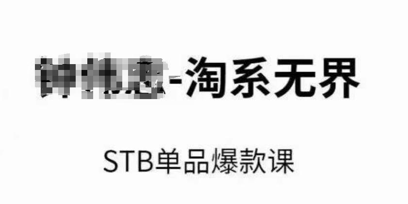淘系无界STB单品爆款课(2024)，付费带动免费的核心逻辑，万相台无界关键词推广/精准人群的核心-优优云网创