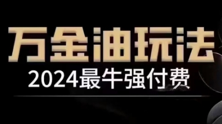 2024最牛强付费，万金油强付费玩法，干货满满，全程实操起飞(更新12月)-优优云网创