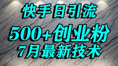 创业粉怎么打？快手精准引流创业粉，宝妈群体日进500+精准流量-优优云网创