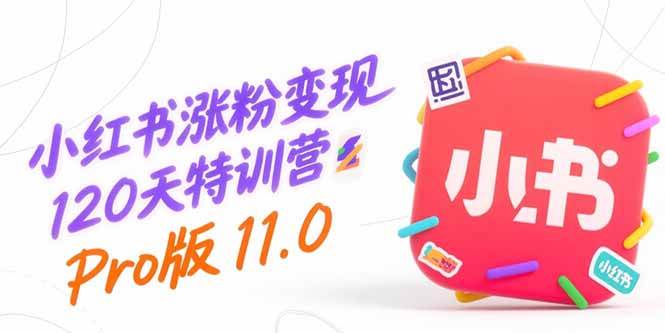 （15432期）小红书涨粉变现120天特训营Pro版11.0：从0到1掌握平台运营,内容制作和变现-优优云网创