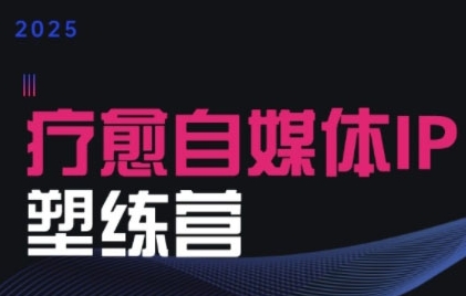 2025治愈自媒体IP训练营，专为疗愈领域从业者打造-优优云网创
